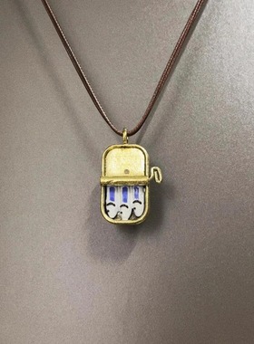 Vintage古着 Canned sardines项链