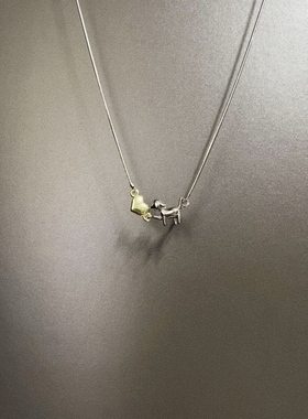 Vintage古着 Loving puppy项链