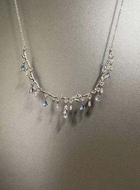 Vintage古着 Water drop branches项链