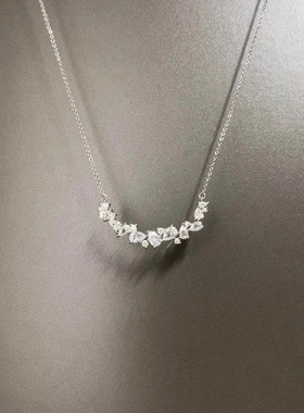 Vintage古着 Zircon wisteria flower项链