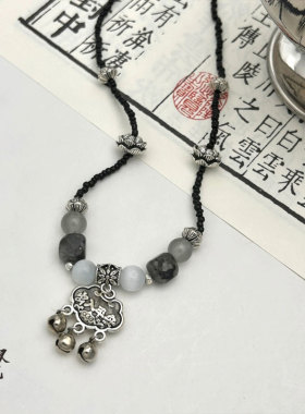 新中式复古民族风小众设计感配饰