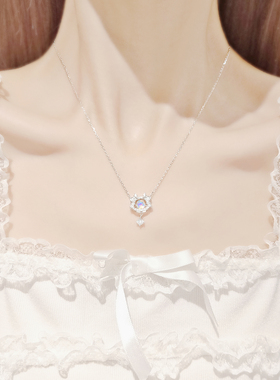 闪闪小萌龙纯银项链女龙年礼物