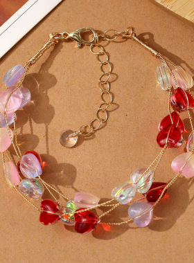 铜丝手链项链碎石diy原创批发10条30条起做一手源头可包工包料