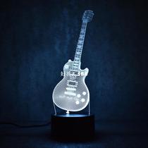 3D Electric Guitar Lamp LED 7 Colorful USB Table Lamp Baby S