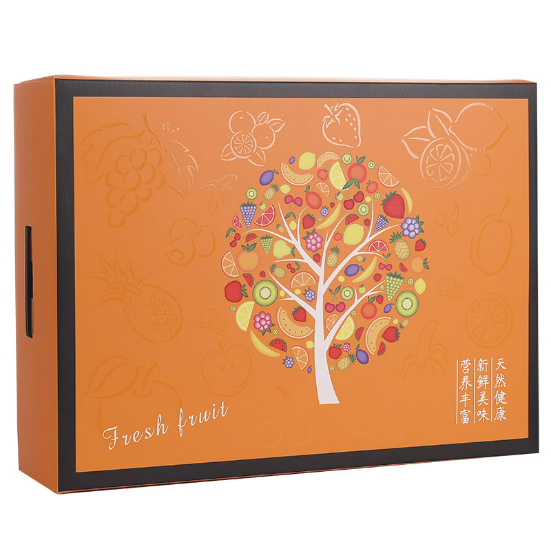 高档水果包装盒礼盒空盒子5-10斤混搭苹果石榴桃子橙子通用定制 - 图3
