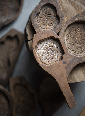 月饼模具复古怀旧装饰旧物