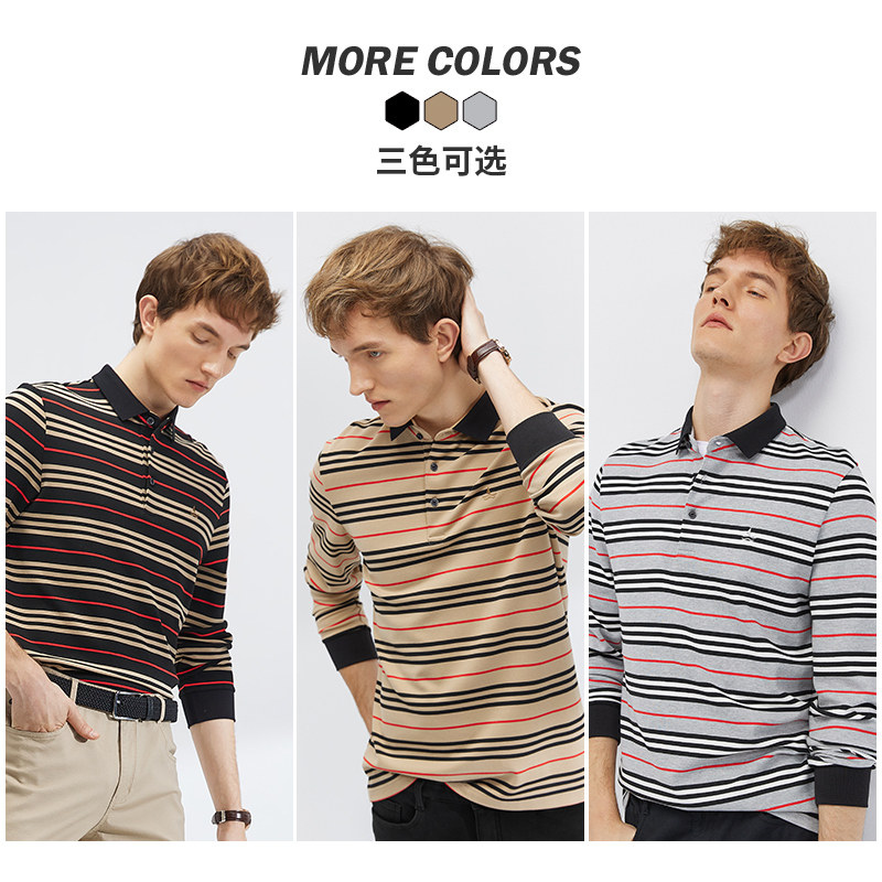 navigare意大利小帆船长袖polo衫 navigare纳维凯尔T恤