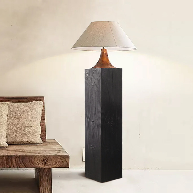 碳化黑木墩展示台地台方形立柱展台展示架花店产品陈列柜,淘宝优惠券,粉丝福利购,淘宝优惠卷