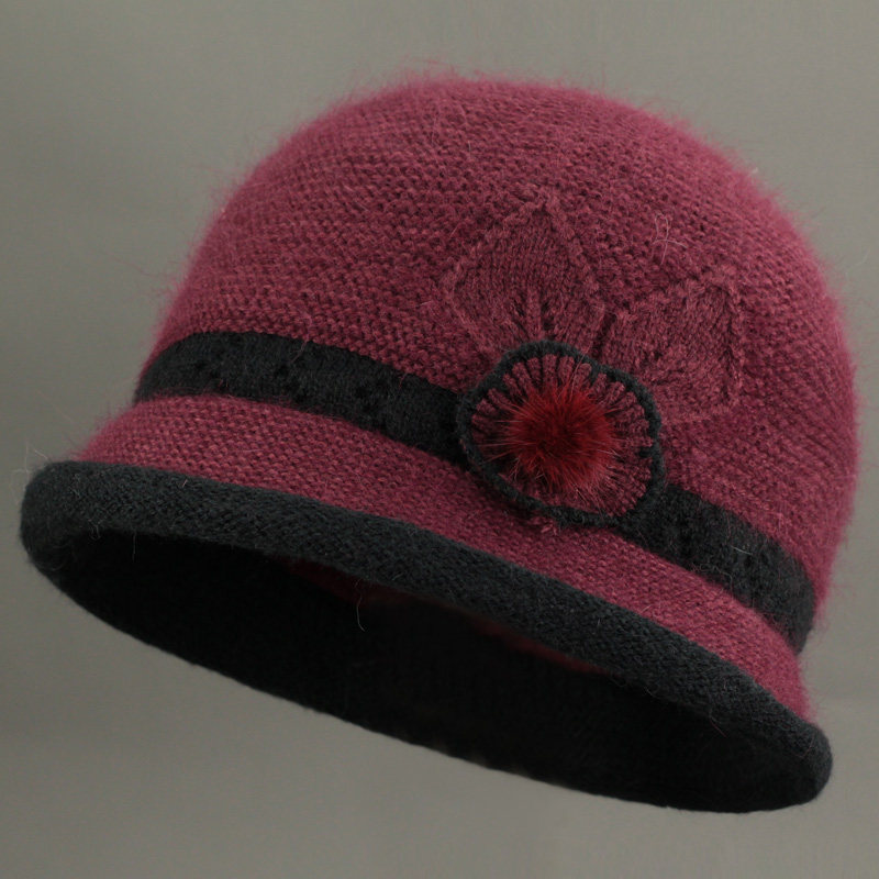 秋冬天女士棉帽子加绒保暖妈妈中老年人毛线帽奶奶老太太针织盆帽,淘宝优惠券,粉丝福利购,淘宝优惠卷