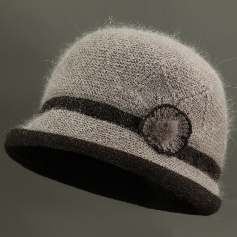 秋冬天女士棉帽子加绒保暖妈妈中老年人毛线帽奶奶老太太针织盆帽,淘宝优惠券,粉丝福利购,淘宝优惠卷