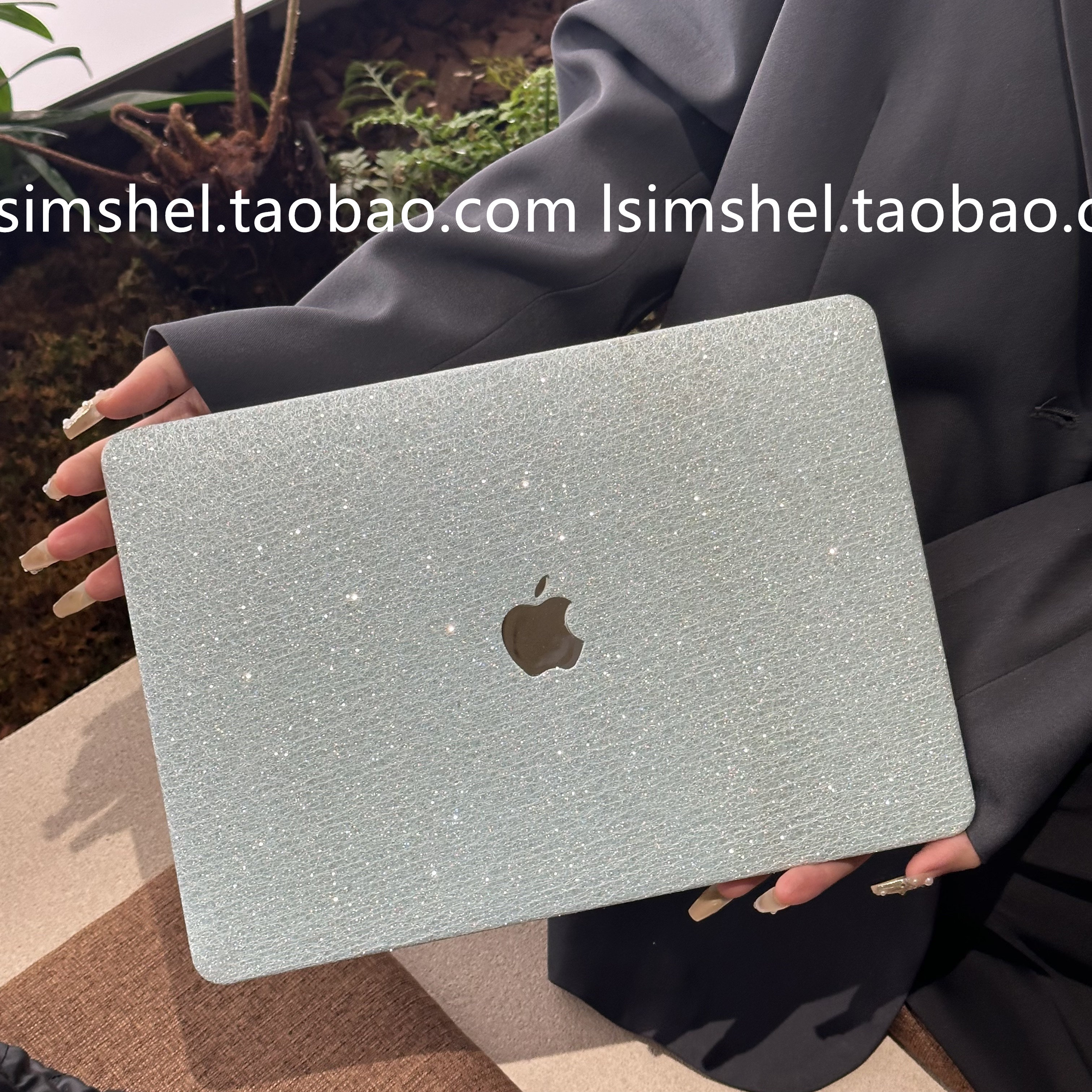 SHELL丨适用于Macbook保护壳华为笔记本16新款细闪粉璀璨夺目外壳macbookair13.6Pro14M4英寸软套16/15寸Max,淘宝优惠券,粉丝福利购,淘宝优惠卷