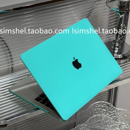 SHELL丨适用于Macbook苹果保护壳笔记本2026外壳蒂芙尼蓝磨砂Air13Neo新款清新蓝色Pro14M5软套16Max软套防摔 - 图2