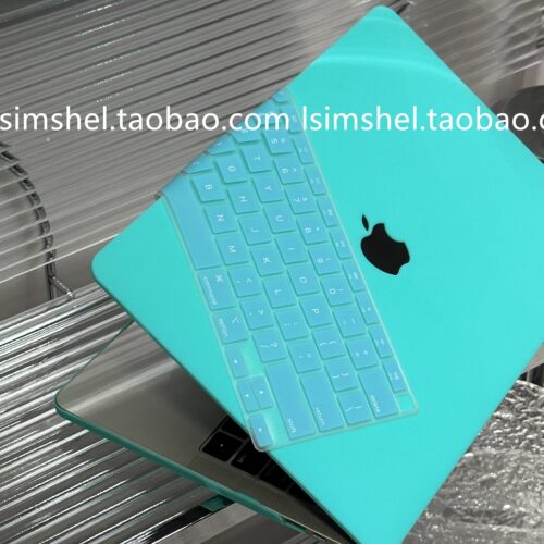 SHELL丨适用于Macbook苹果保护壳笔记本2026外壳蒂芙尼蓝磨砂Air13Neo新款清新蓝色Pro14M5软套16Max软套防摔 - 图0