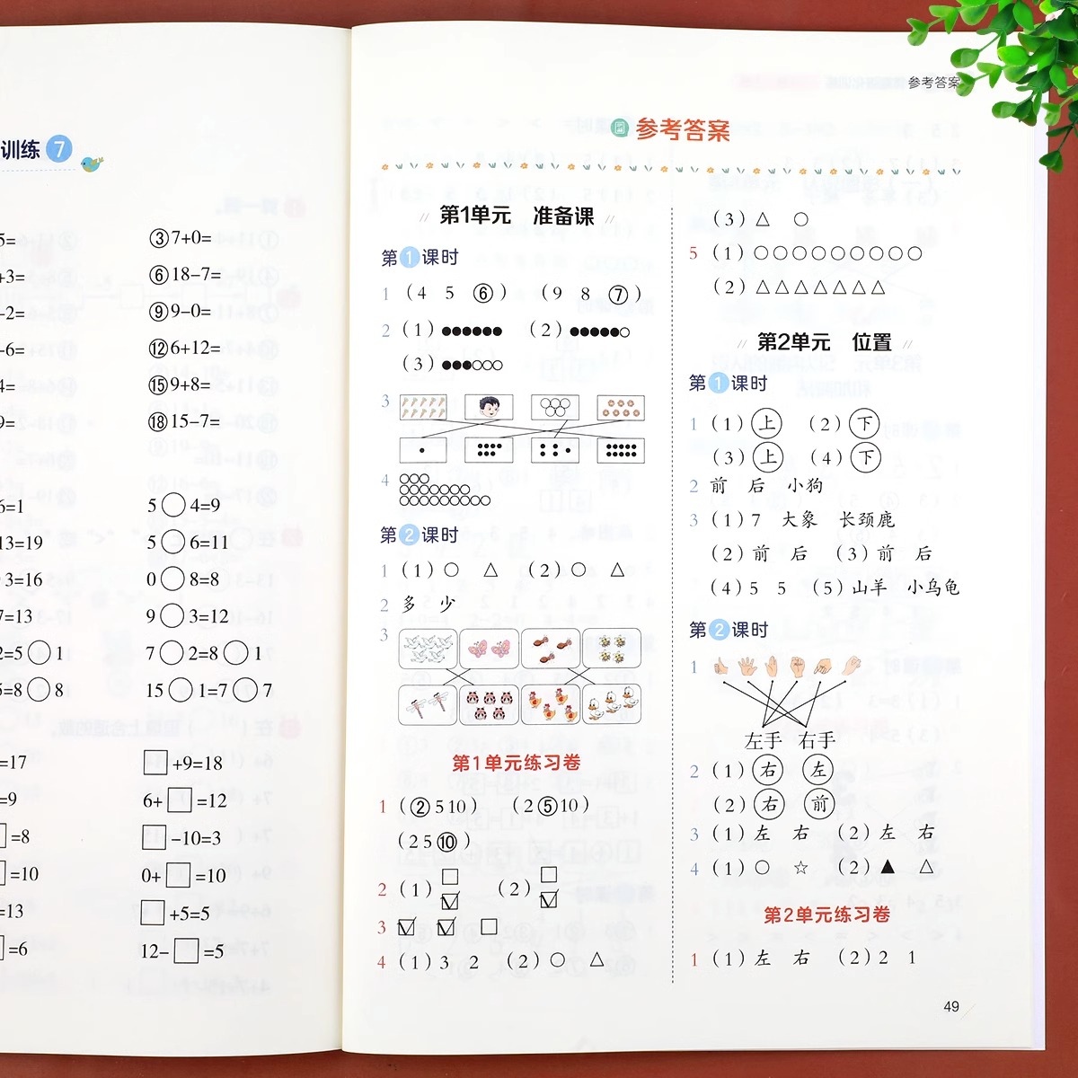 小学数学计算题强化训练一年级二年级三年级四年级五六年级上册下册人教版专项同步练习册应用题口算天天练每日一练暑假作业上 下