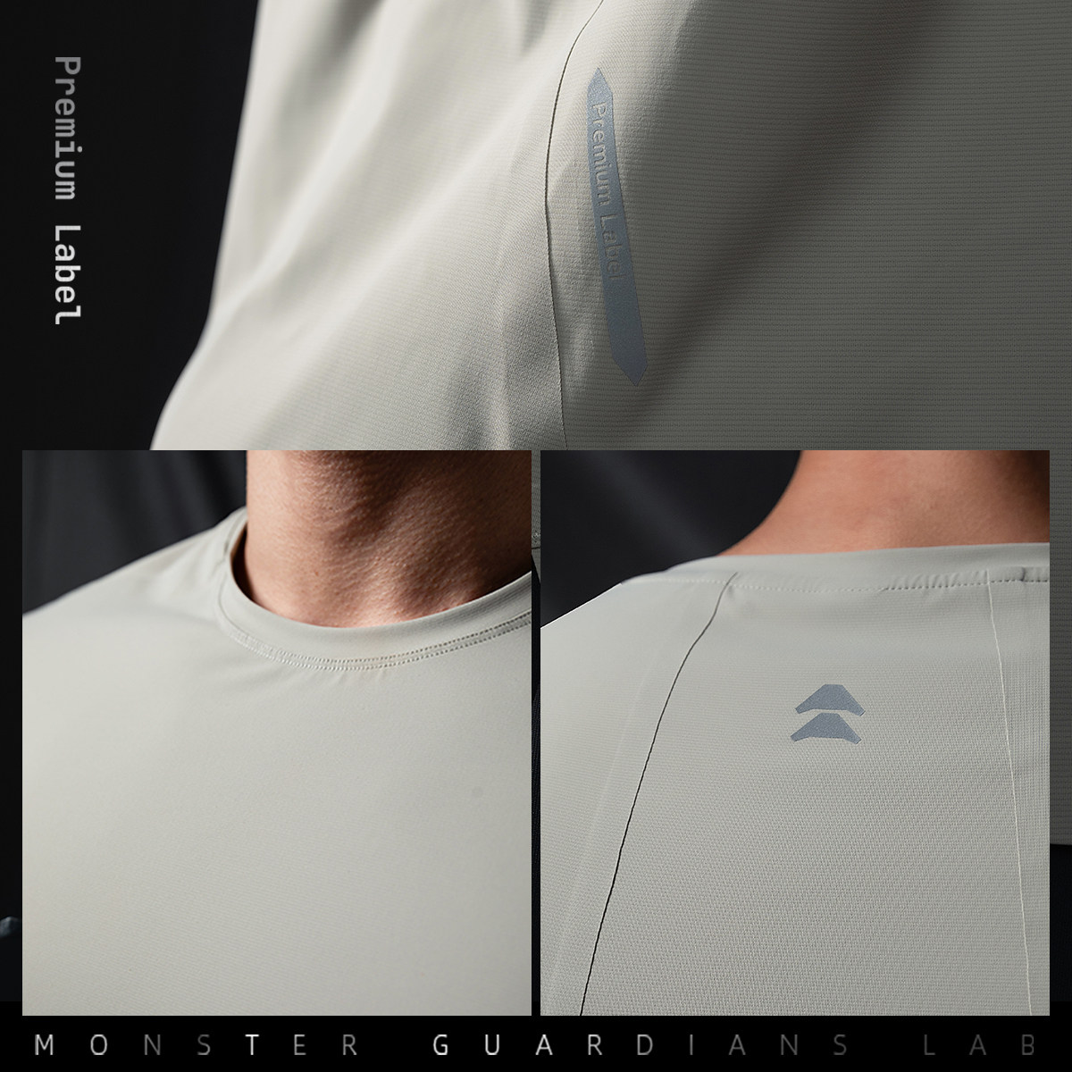 Monster Guardians银标系列三色通勤吸湿速干健身训练运动长袖男,淘宝优惠券,粉丝福利购,淘宝优惠卷