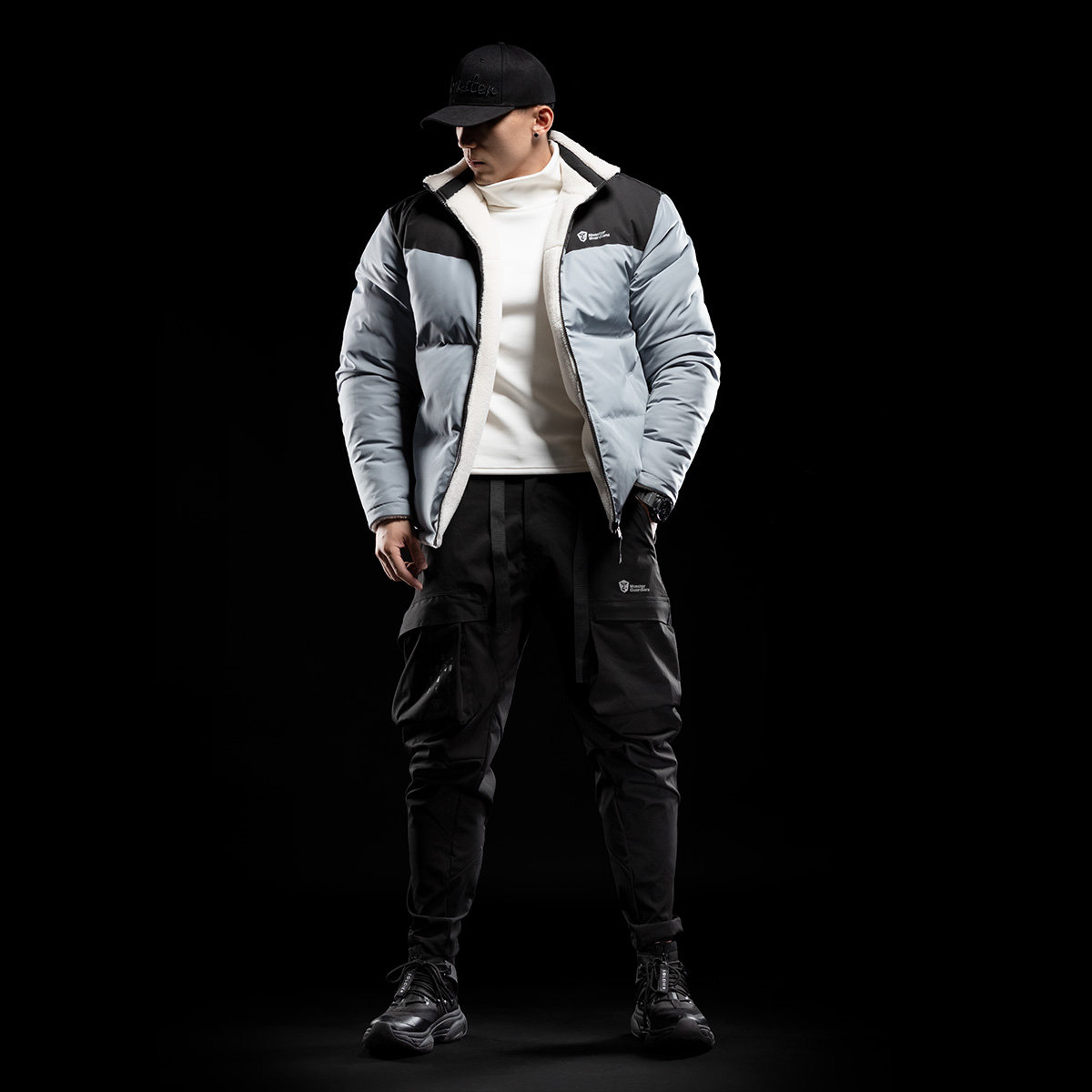 Monster Guardians 冬季男子户外防风拒水保暖双面穿运动羽绒服,淘宝优惠券,粉丝福利购,淘宝优惠卷