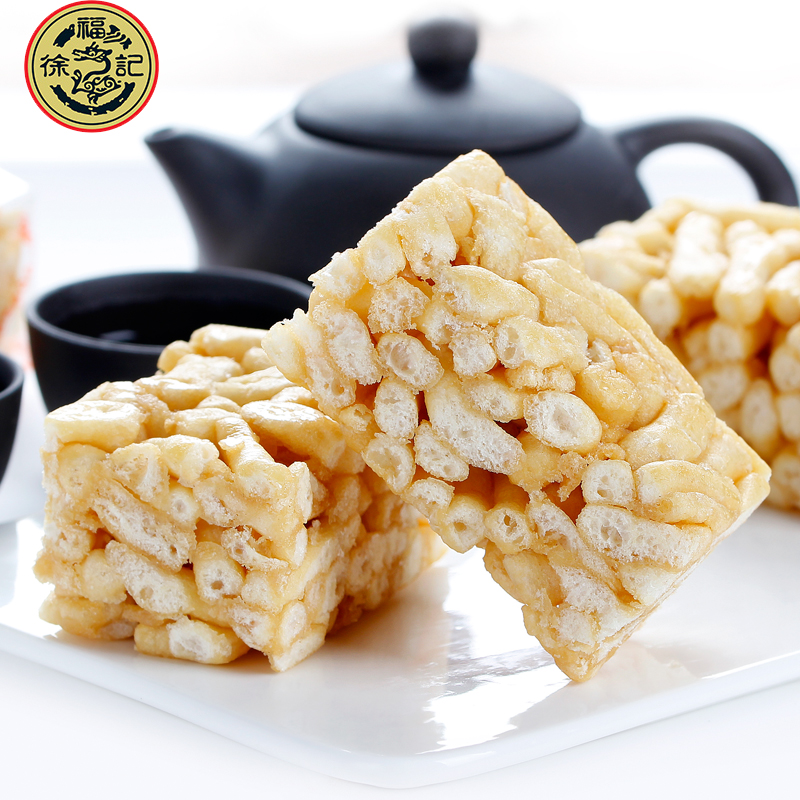 徐福记沙琪玛2500g散称独立小包装糕点零食萨其马小吃批发整箱 - 图2