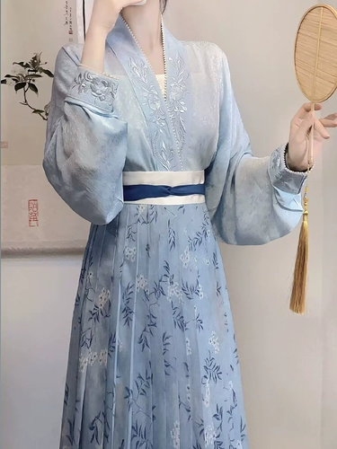 Оригинальное ханьфу, самолет, весенняя футболка, с вышивкой, новая коллекция