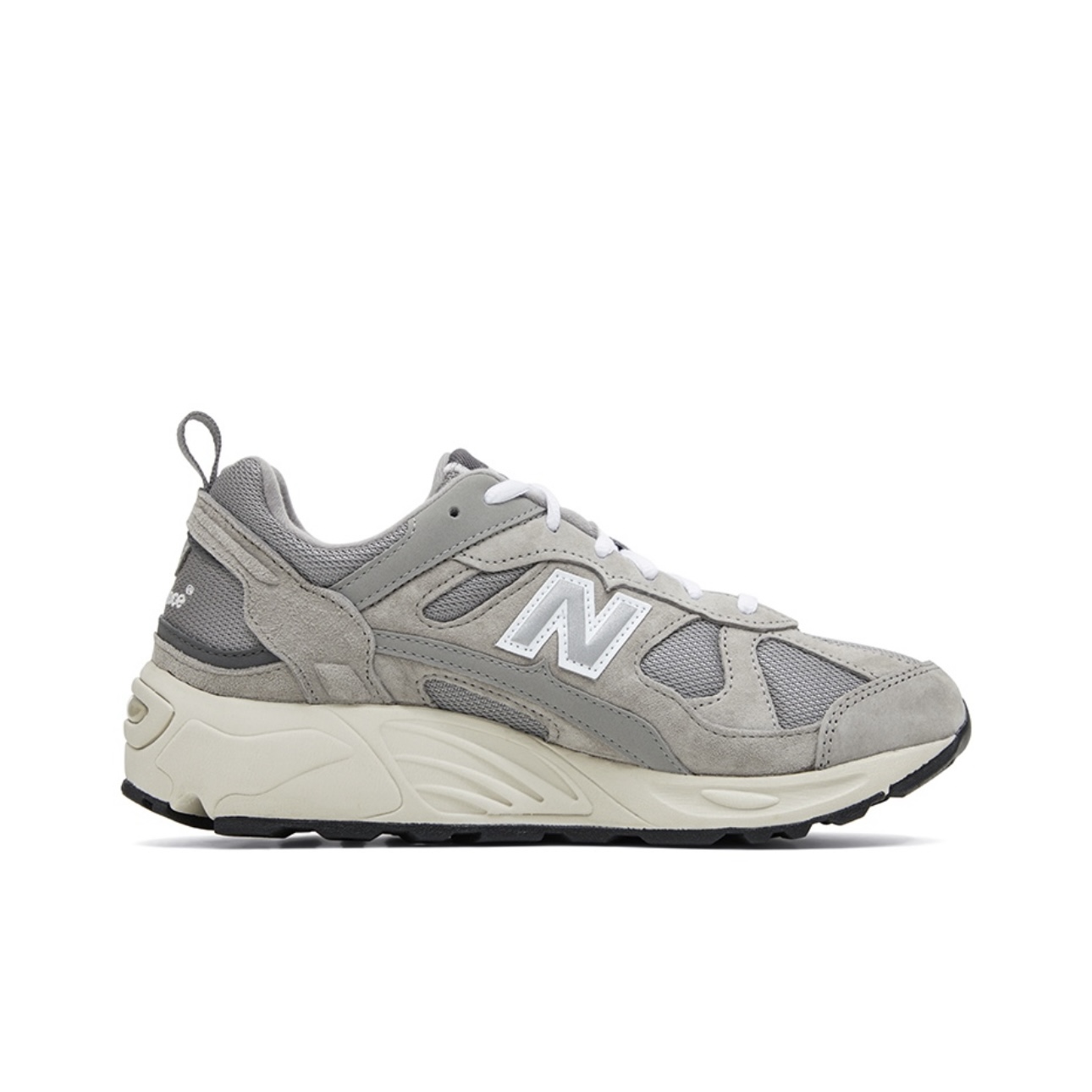 NEW BALANCE/NB878系列经典首发元祖灰做旧拼接跑鞋CM878MC1/MA1 - 图3