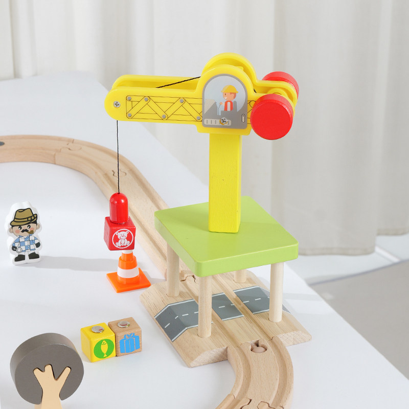 勒酷木制轨道套装玩具3-7岁儿童电动遥控多层立体交通场景,淘宝优惠券,粉丝福利购,淘宝优惠卷