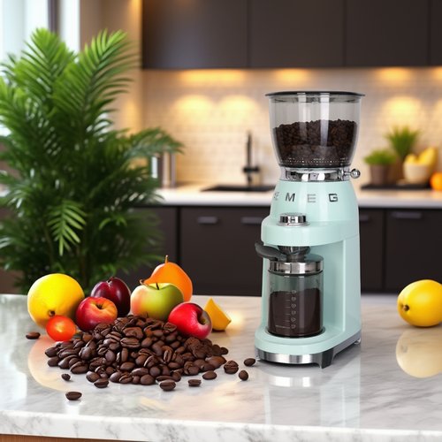 SMEG CGF01电动磨豆机家用意式手冲咖啡研磨机30档调节不锈钢磨盘 - 图3