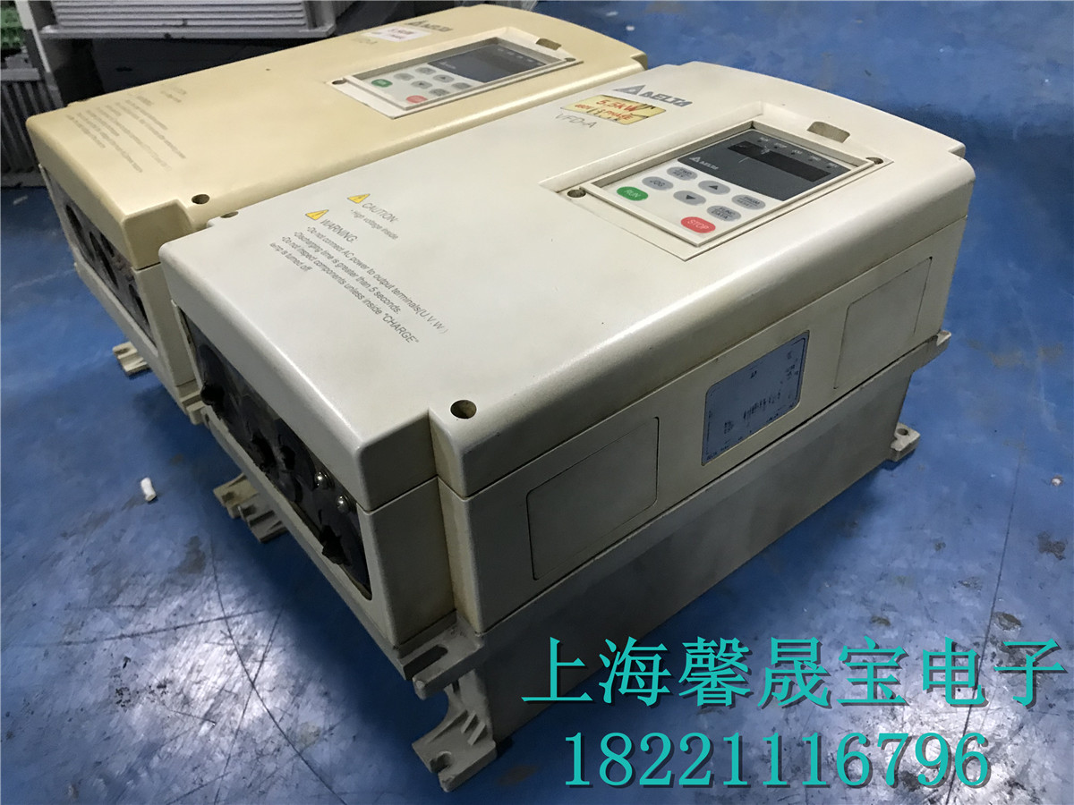 原装拆机变频器VFD055A43B-C VFD055A43B 5.5KW 380V测试包好质保 - 图0