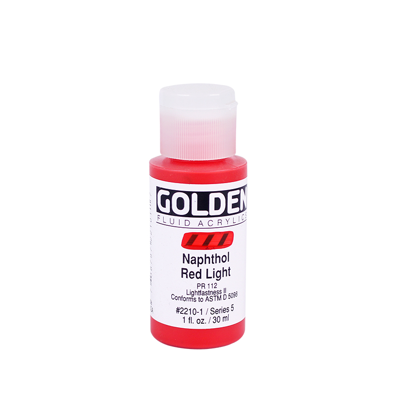 美国进口GOLDEN高登流质型丙烯颜料流动性颜料30ml/118ml系列1-9 - 图1