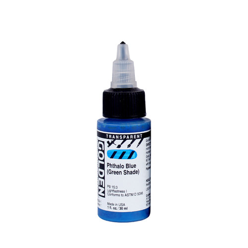 高登Golden高流质性丙烯颜料液体纺织流体画荧光色系全系列30ML - 图3