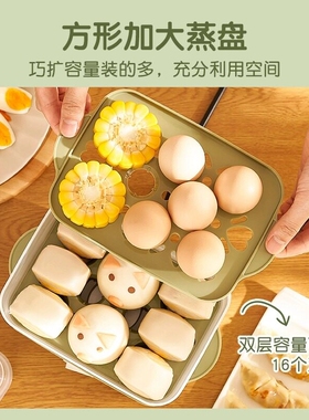 早餐机真包子饺子一人吃电蒸锅加