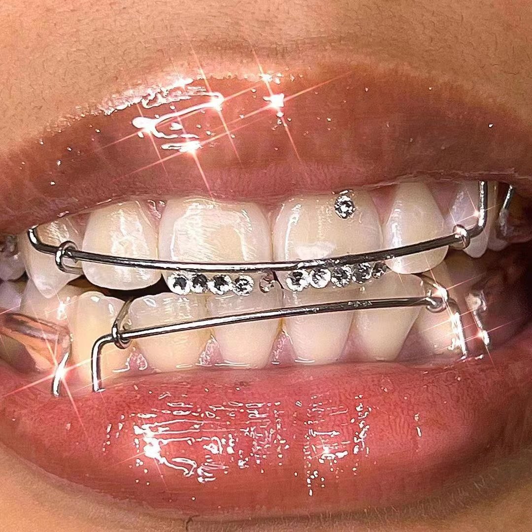 hopegems牙钻牙饰品满钻爱心自己贴包含diy材料包闪亮小众施华洛,淘宝优惠券,粉丝福利购,淘宝优惠卷