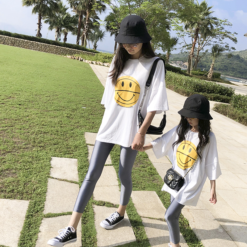 恤亲子装时尚母子母女装洋气半袖夏 t 新款潮夏季短袖宽松纯棉 2019 恤亲子装时尚母子母女装洋气半袖夏 t 新款潮夏季短袖宽松纯棉 2019