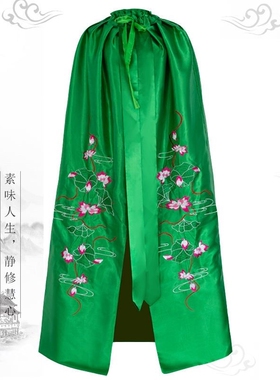 1.5m佛像荷花披肩佛祖观音菩萨披风还愿佛堂绣品莲花佛衣佛袍斗篷