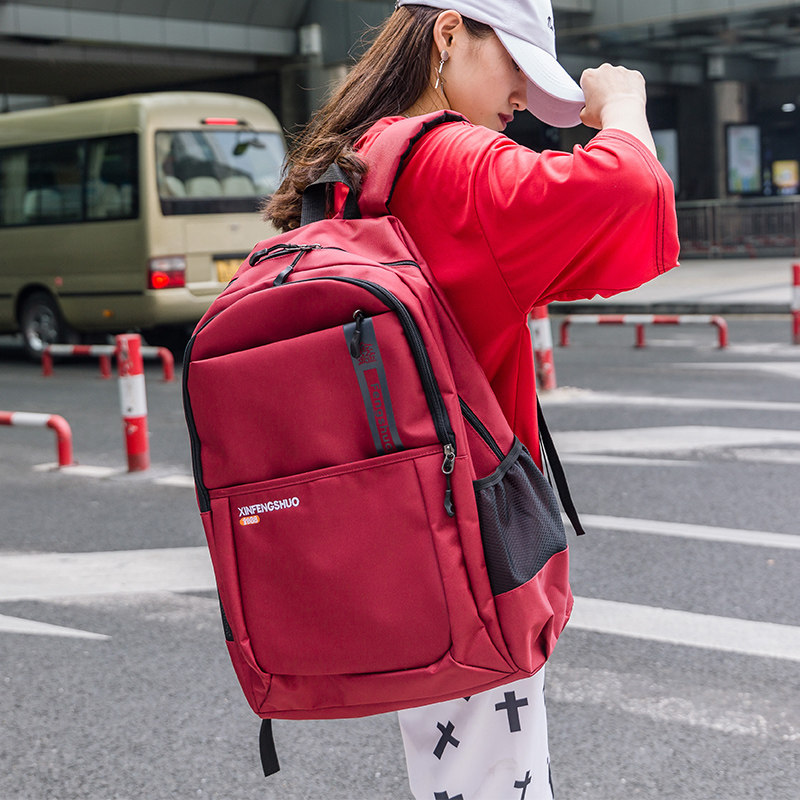 旅游女学院男休闲轻便户外潮登山包 妮迪珈双肩背包