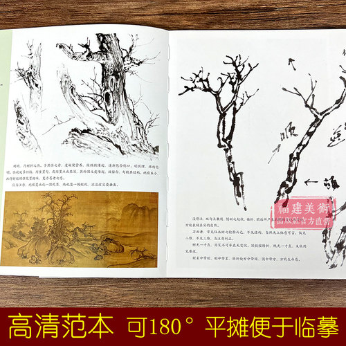 【视频教学】山水画日课 中国画传统技法教程 国画山水从入门到精通自学零基础教程书临摹范本 美术绘画初学者名家教材画册图书籍 - 图1
