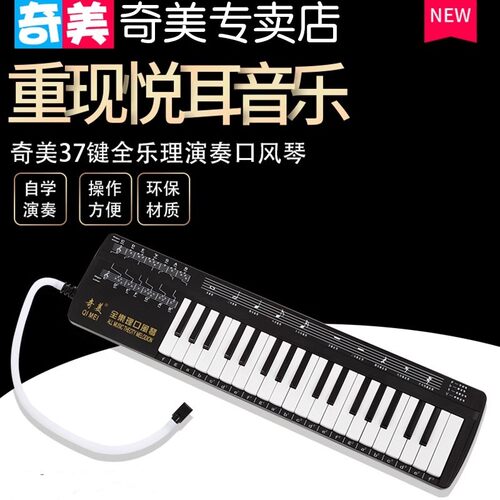 奇美牌口风琴37键全乐理学生用初学者儿童教具成人专业演奏级乐器 - 图1