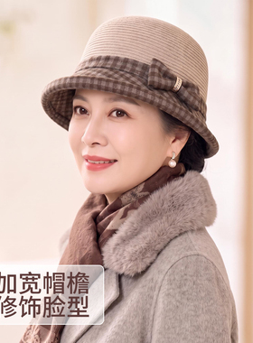 秋冬保暖防寒中老年妈妈渔夫帽