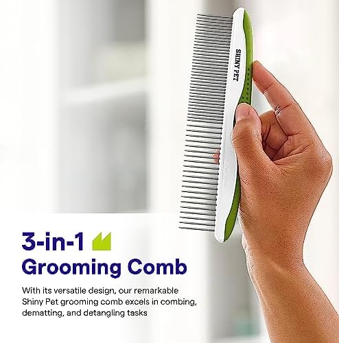 Dog Comb for Removes Tangles and Knots- Cat Comb for Removi-图0