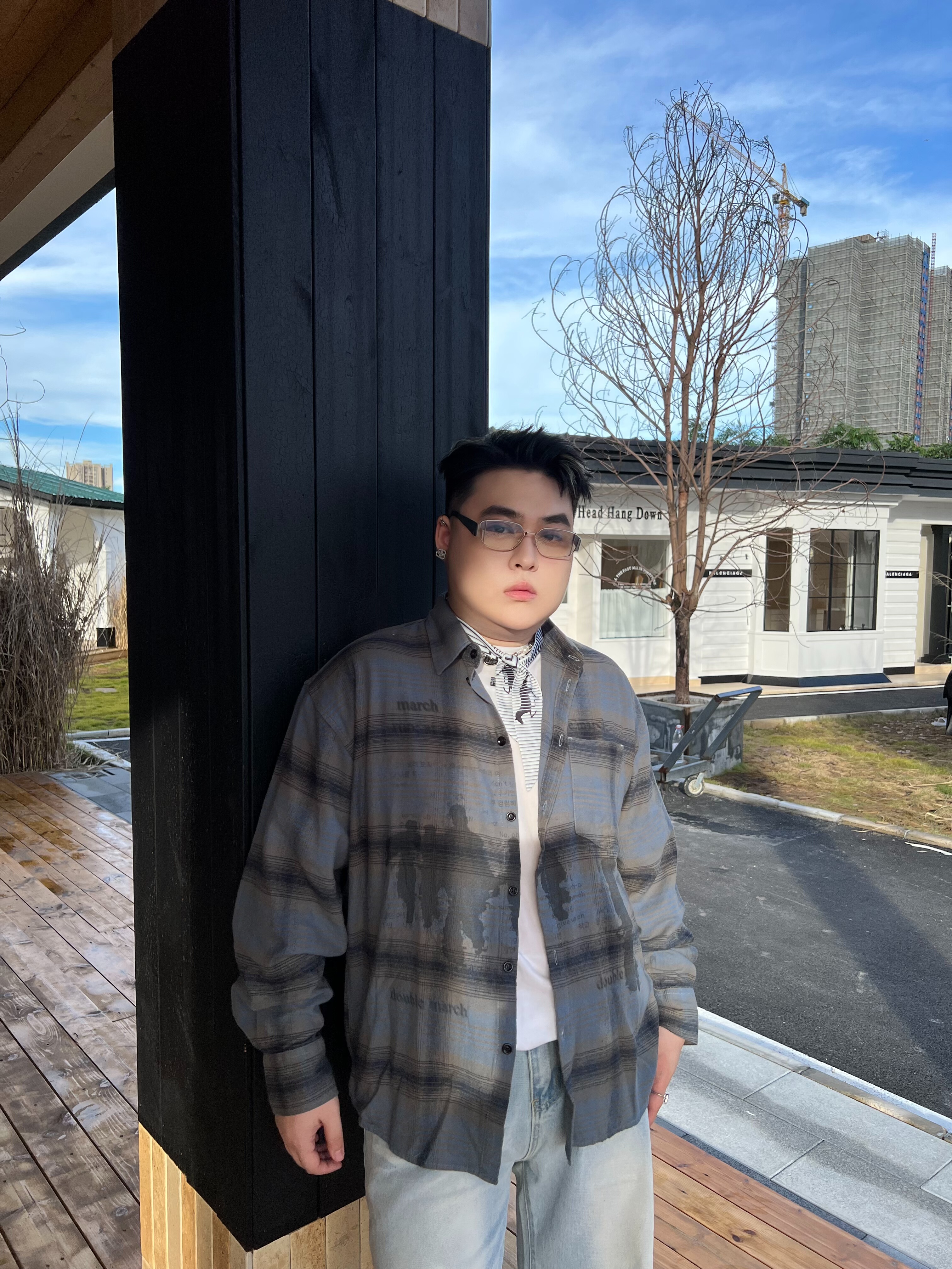 阿胖胖 大码复古格子衬衫男宽松休闲百搭长袖衬衣潮流时尚上衣,淘宝优惠券,粉丝福利购,淘宝优惠卷