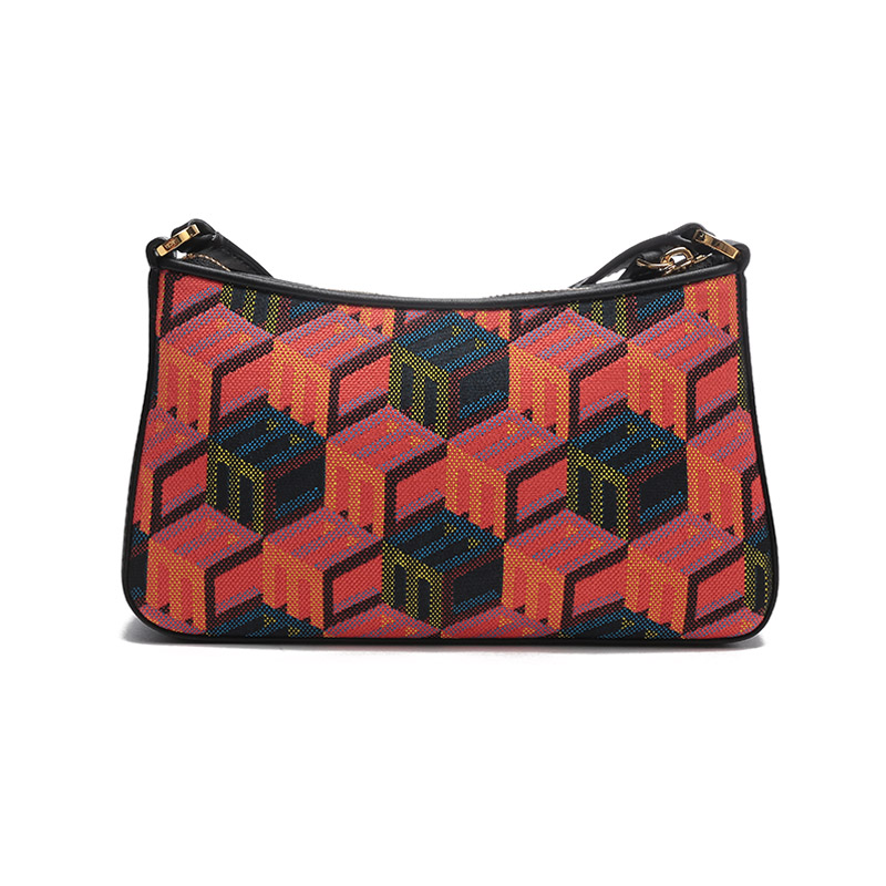 MCM女士织物配皮单肩斜挎包迷你款 MWSCSCK02 - 图2