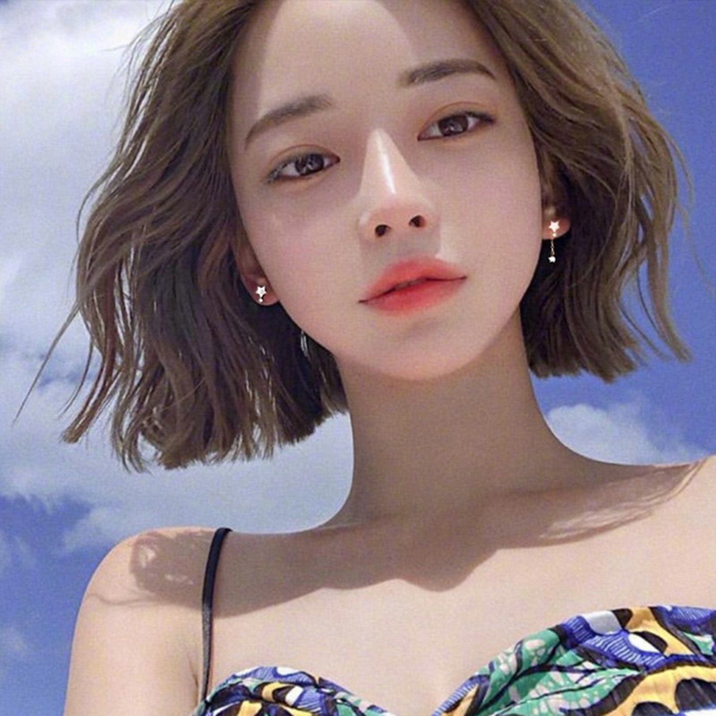 925银针星星耳钉女不对称五角星钻流苏耳环气质简约甜美小巧耳坠,淘宝优惠券,粉丝福利购,淘宝优惠卷