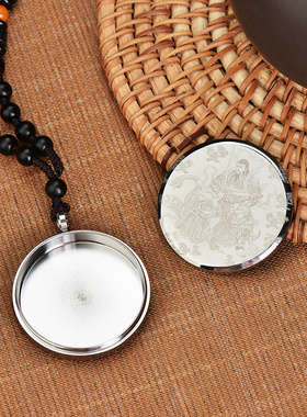 道系玄天上帝真武大帝钛钢吊坠男