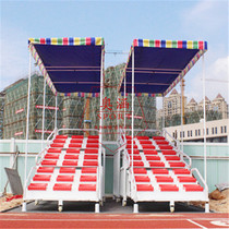 Direct Marketing Mobile Telescopic Referee End View Bench End Seat Timing Referee Choral Bench Color Customisation