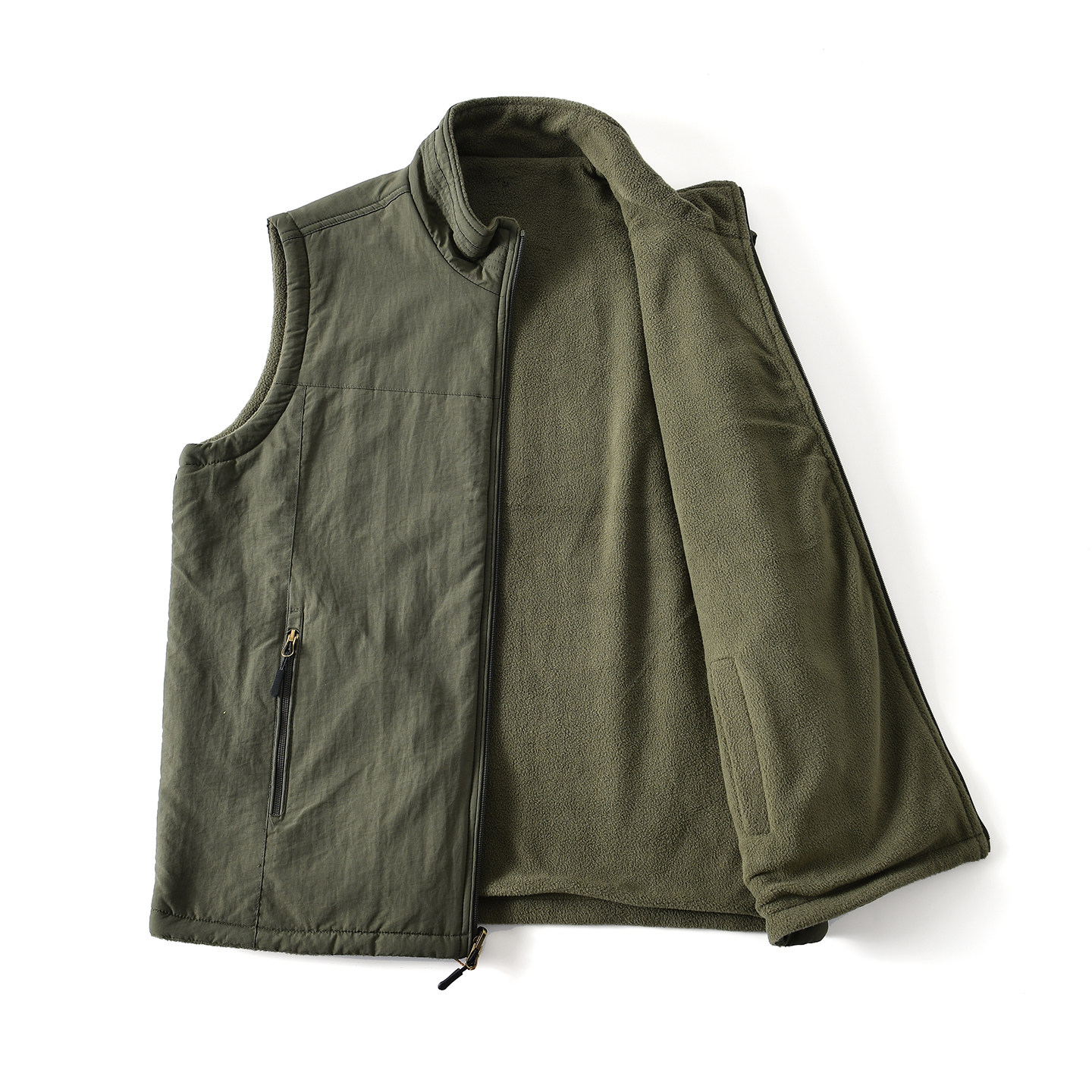 【户外机能~双面穿+防风防泼水】秋冬季男士加厚保暖立领工装马甲,淘宝优惠券,粉丝福利购,淘宝优惠卷