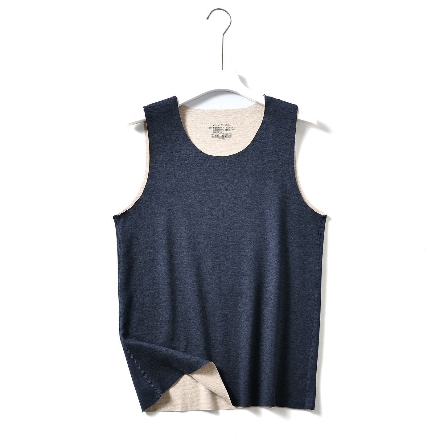 【盒装~羊毛+桑蚕丝-细腻亲肤】秋冬季男士加绒保暖无痕打底背心,淘宝优惠券,粉丝福利购,淘宝优惠卷