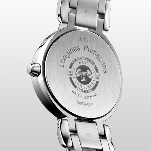 【新年礼物】Longines浪琴 官方正品心月月相石英表手表女士气质 - 图1