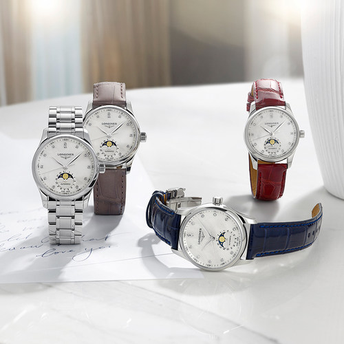 Longines浪琴女士手表官方名匠系列月相机械表手表赵丽颖同款 - 图0