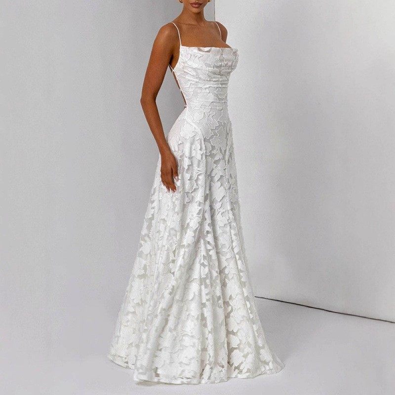 亚马逊欧美女装新款气质优雅晚礼服裙蕾丝性感露背吊带连衣裙,淘宝优惠券,粉丝福利购,淘宝优惠卷