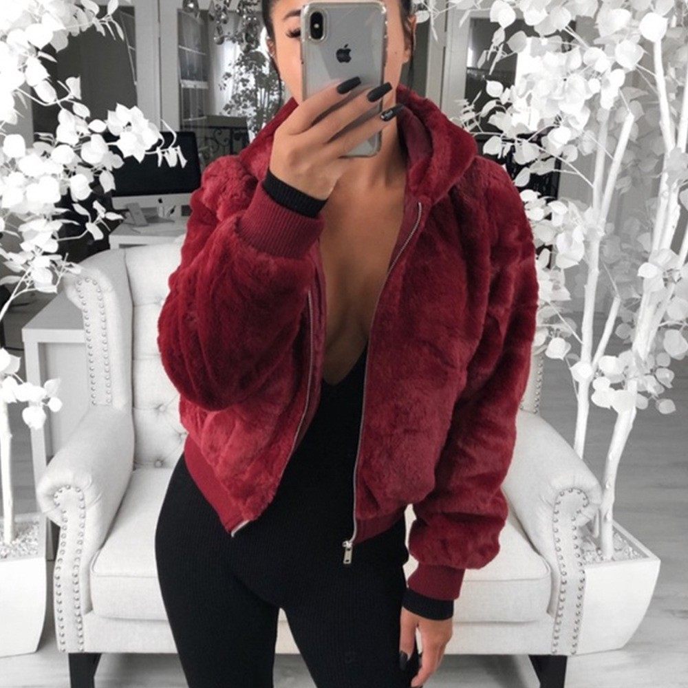 跨境外贸亚马逊欧美女装秋冬貂皮狐狸毛连帽皮草外套女,淘宝优惠券,粉丝福利购,淘宝优惠卷