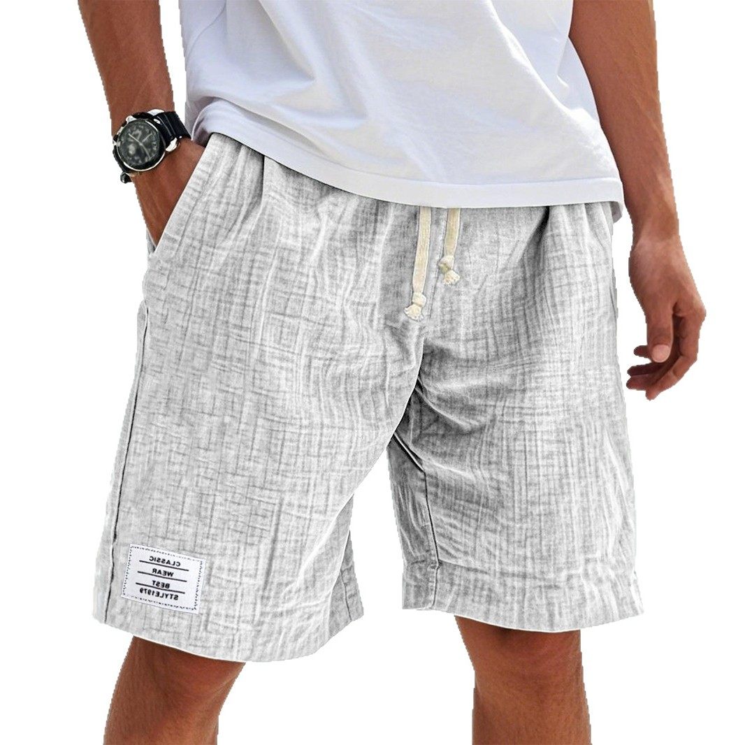 亚马逊新款全棉宽松短裤 男士夏季休闲沙滩裤,淘宝优惠券,粉丝福利购,淘宝优惠卷
