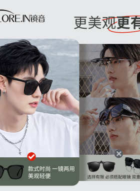 可配度数男款近视墨镜